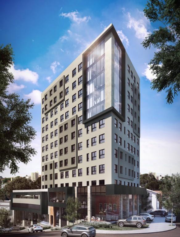 Apartamentos - 1 Dorm.<br />SAO PELEGRINO<br />CAXIAS DO SUL<br /><br /><p>Confiale Imóveis vende excelentes apartamentos tipo studio, com 01 dormitório, sala de estar, jantar e cozinha, banheiro social, piso laminado e porcelanato, espera para split e água quente, salão de festas mobiliado, fitness equipado, 01 vaga de garagem, 02 elevadores.</p> (30/03/2016)
